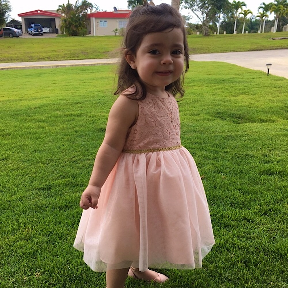 Pink and Gold dress